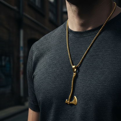 Norse Warrior Axe Pendant