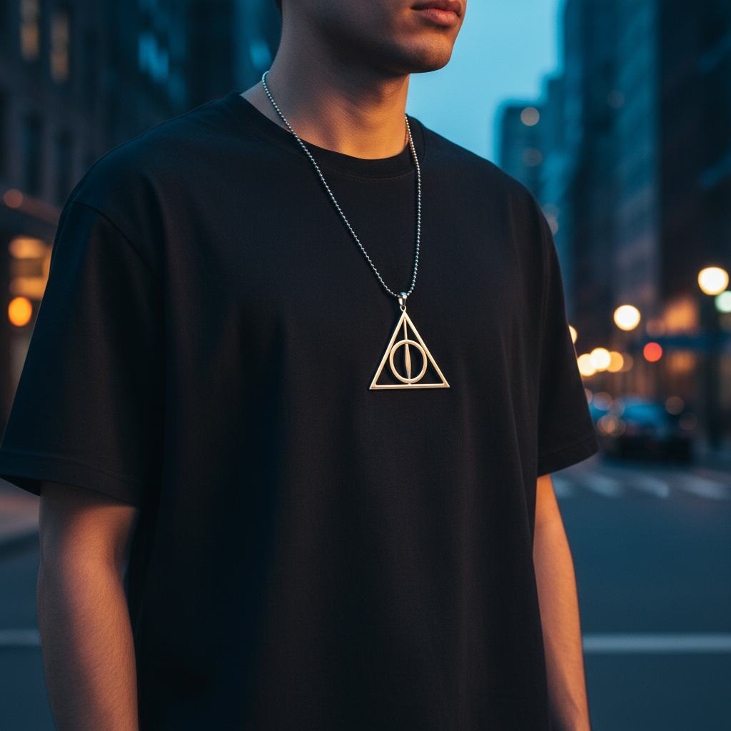 Deadly Hollow Pendant – Solid 14K Gold Edition