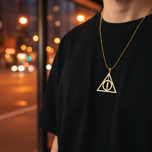 Deadly Hollow Pendant – Solid 14K Gold Edition