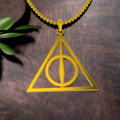 HP Deadly Hollow Pendant 14K Gold