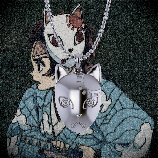 Tanjiro's Oni Mask Pendant