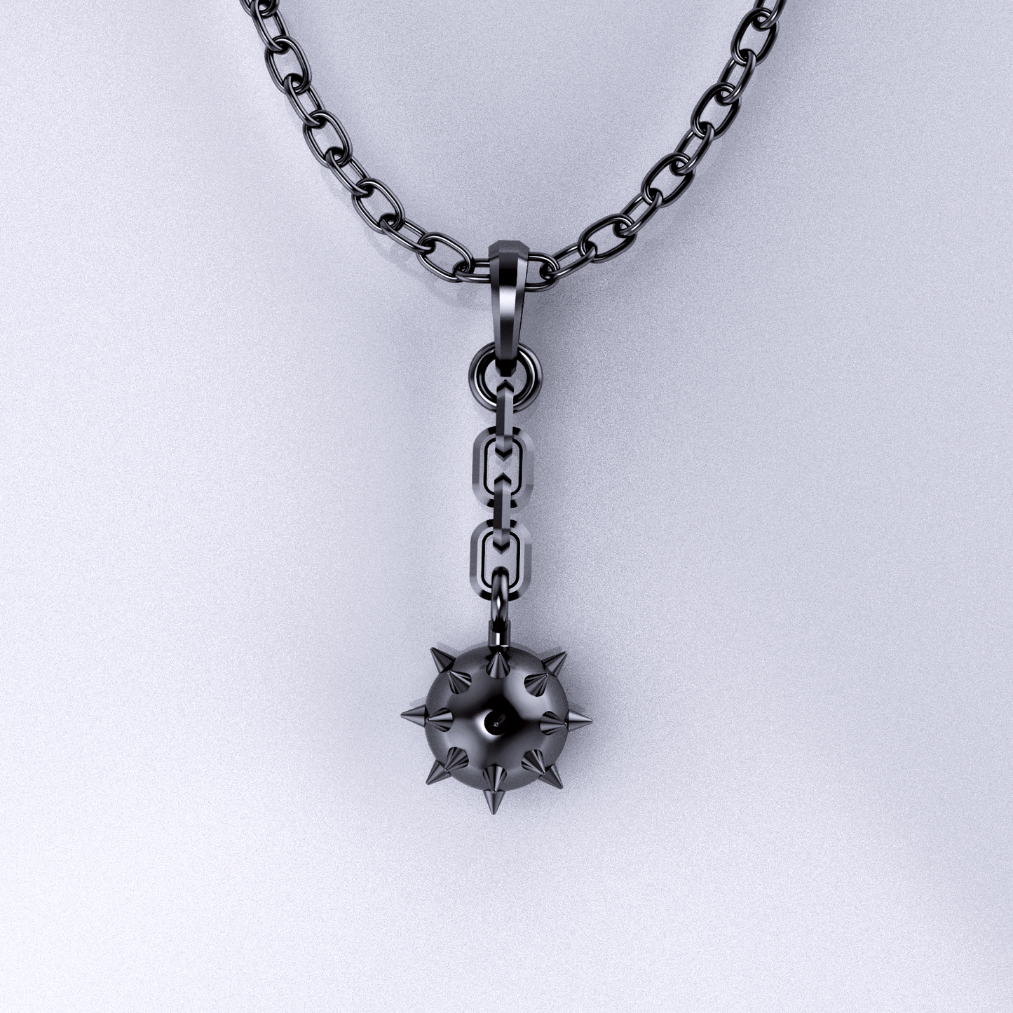 Gyomei's Flail and Axe Pendant