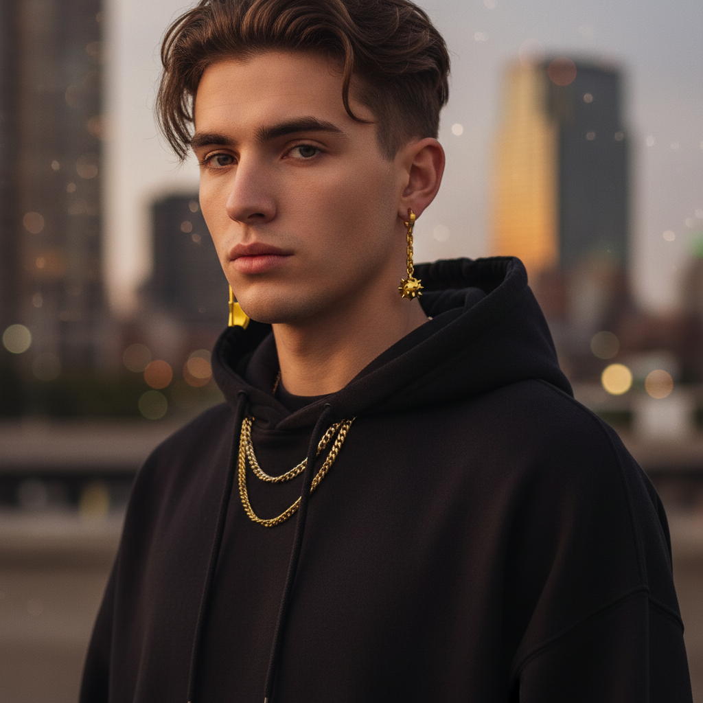 Stonebound Flail and Axe Earrings