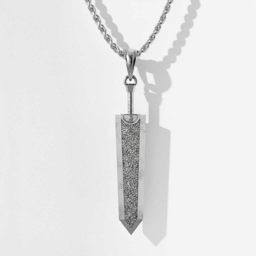 Dragon Slayer Sword Pendant – Raw Iron