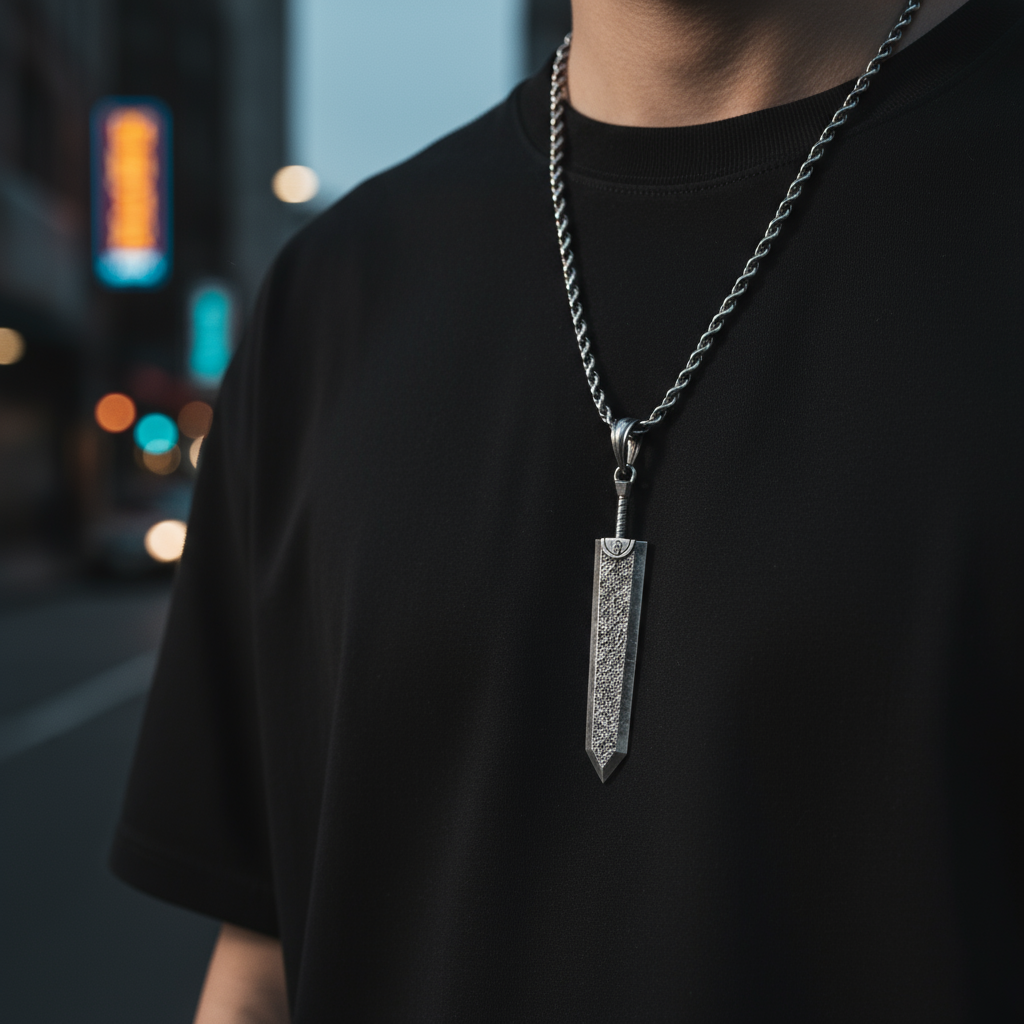 Dragon Slayer Sword Pendant – Raw Iron