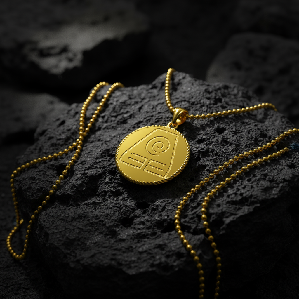 Elemental Discs Pendants – Air, Water, Earth, Fire