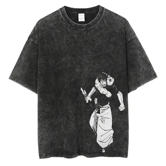 Toji-Fushiguro JJK-inspiriertes übergroßes T-Shirt