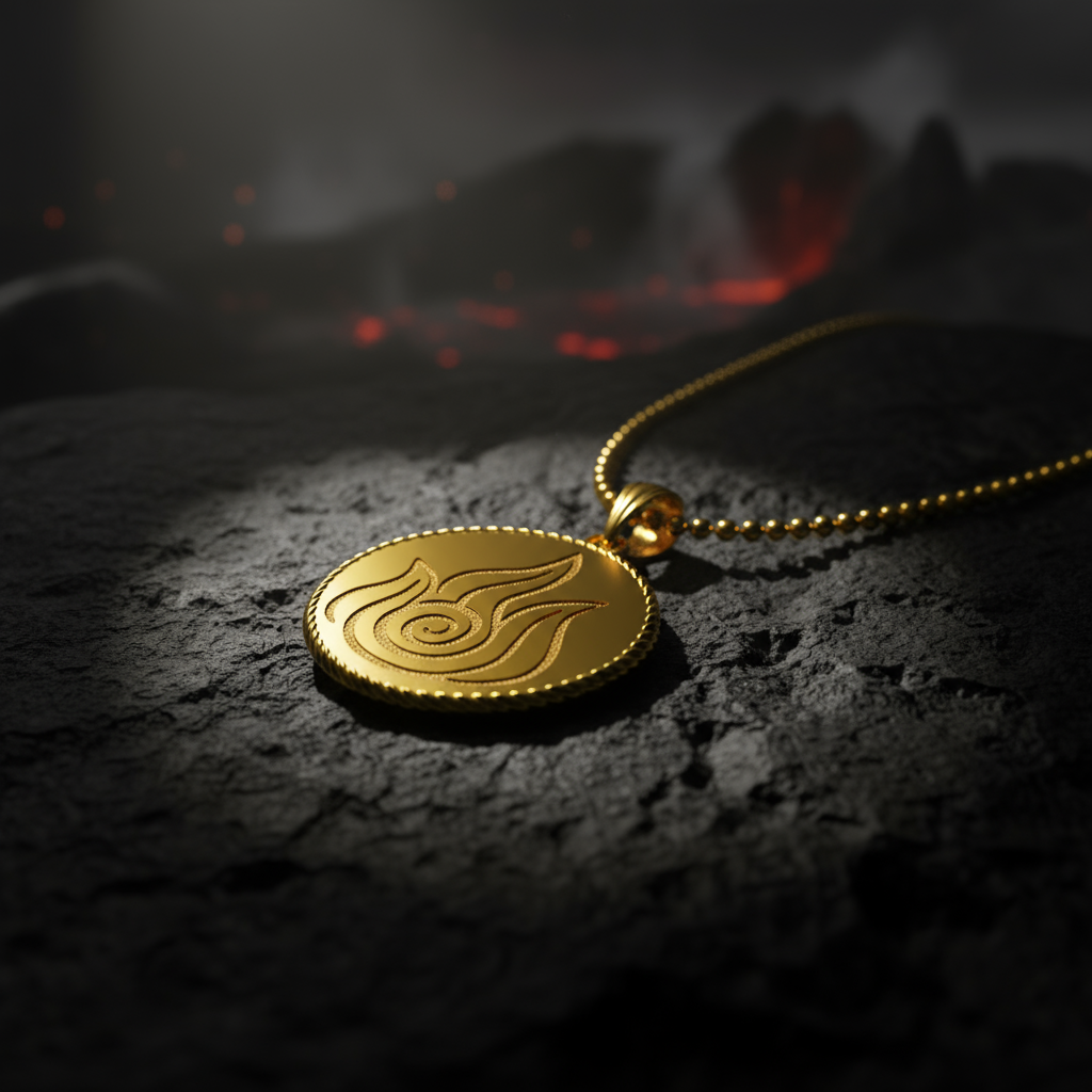 Elemental Discs Pendants – Air, Water, Earth, Fire