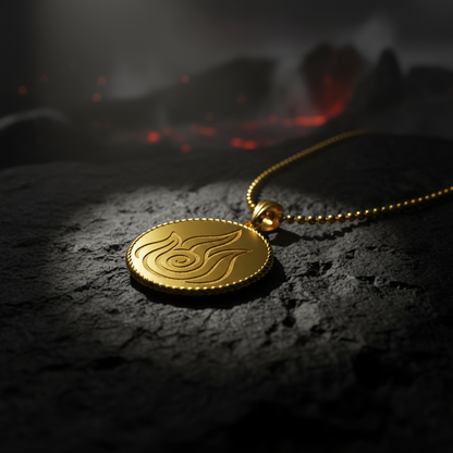 Elemental Discs Pendants – Air, Water, Earth, Fire