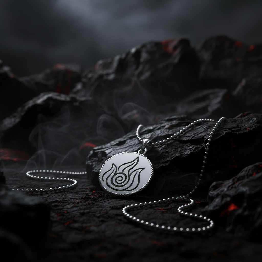 Elemental Discs Pendants – Air, Water, Earth, Fire