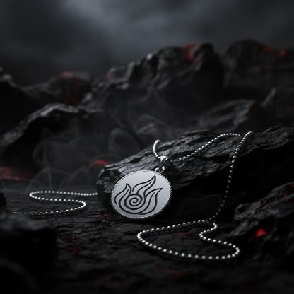 Elemental Discs Pendants – Air, Water, Earth, Fire