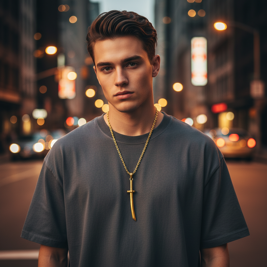 Flammenkrieger-Klingenanhänger 