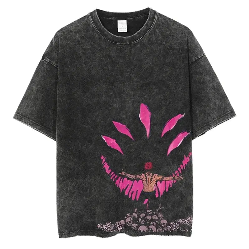 Sukuna Standing on Skulls JJK-inspired T-shirt