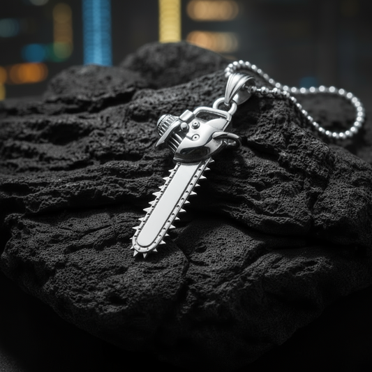 Chainsaw Head Pendant