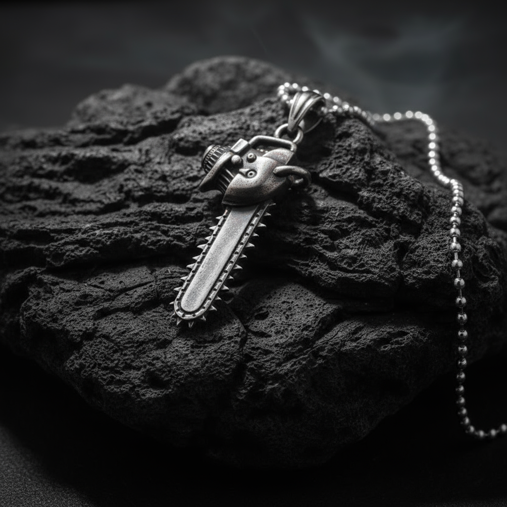 Chainsaw Head Pendant