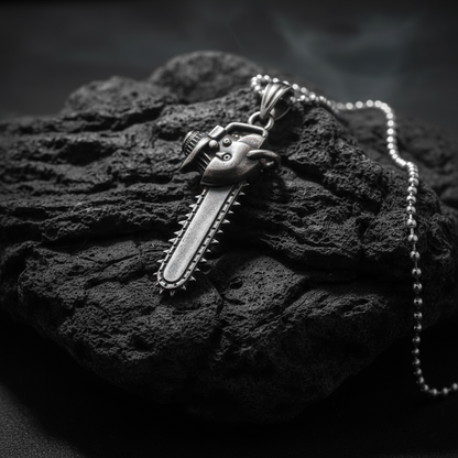 Chainsaw Head Pendant