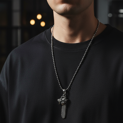 Chainsaw Head Pendant