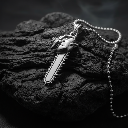 Chainsaw Head Pendant