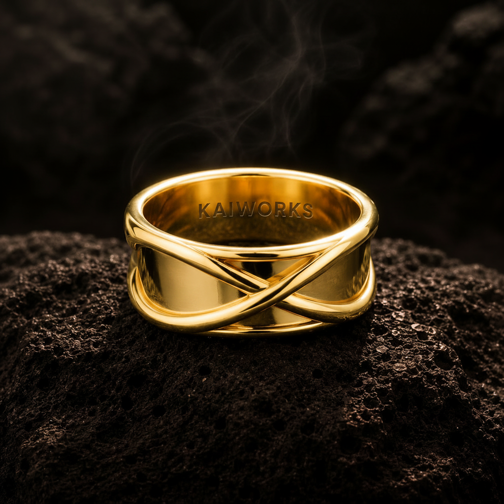 Anillo del tiempo inspirado en el anime 