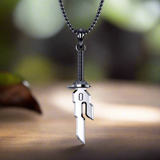 Inverted Spear of Heaven Pendant in Stainless Steel