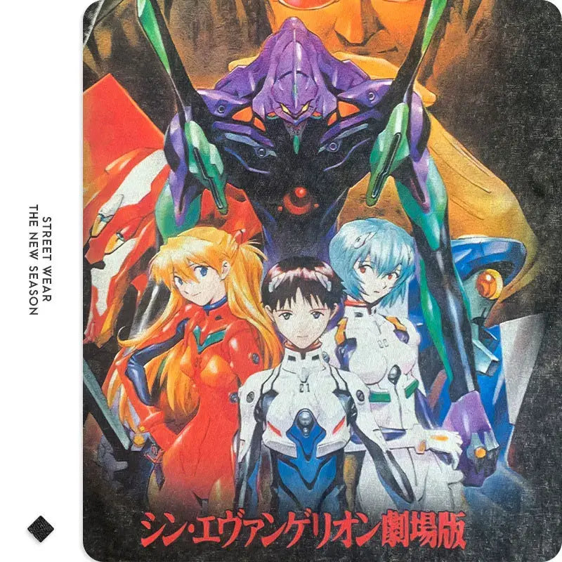 Evangelion Übergroßes T-Shirt-Set