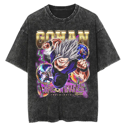 Black DBS Anime T-shirt