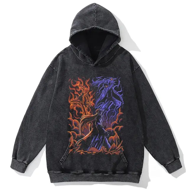 NS Anime Oversized Vintage Hoodies