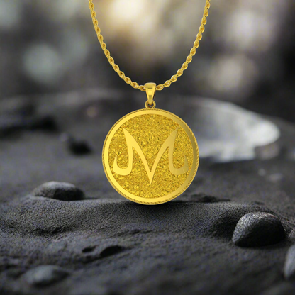 The Majin M Pendant in 14K Gold