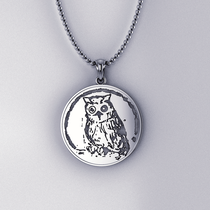 Minerva's Owl - PN -  Pendant