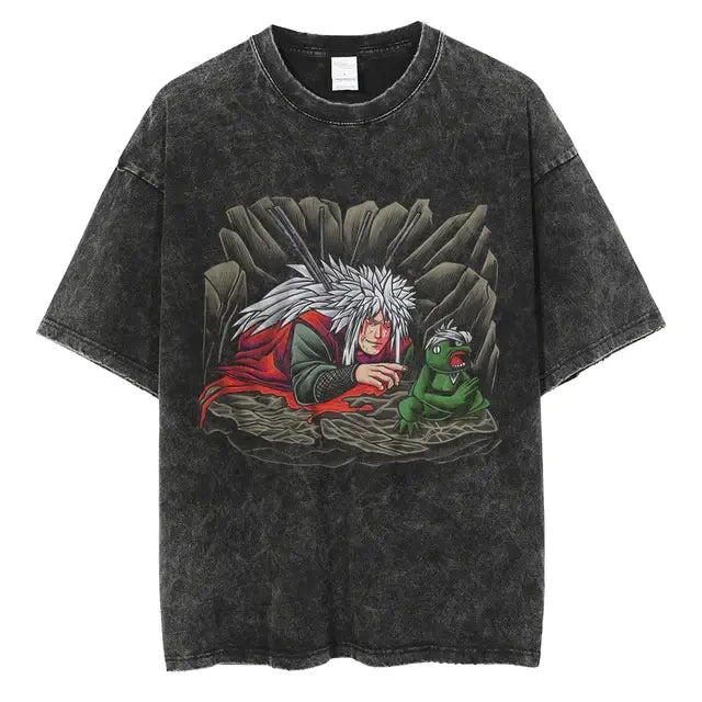 NS Anime Streetwear Vintage Oversize T-Shirts