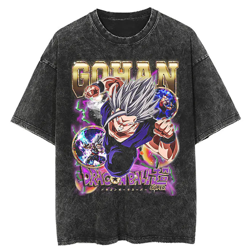 Black DBS Anime T-shirt