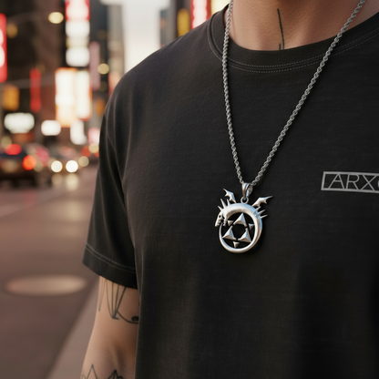 Ouroboros Pendant in 14K Gold