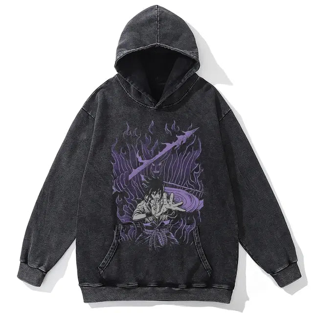 NS Anime Oversized Vintage Hoodies