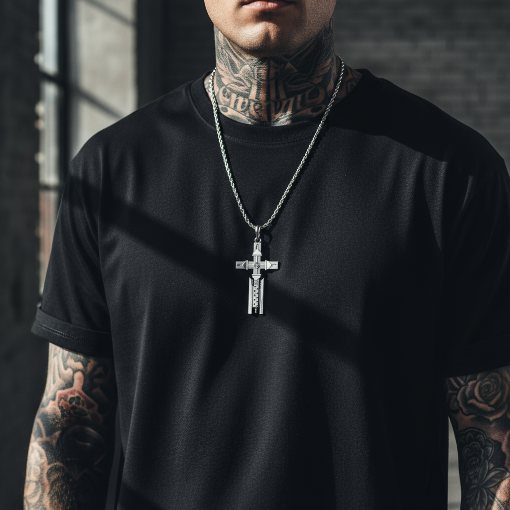 Punisher Cross Pendant