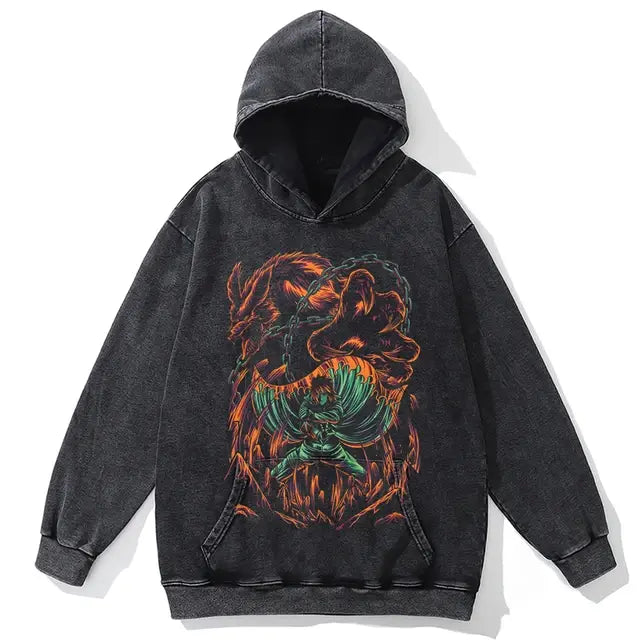 NS Anime Oversized Vintage Hoodies