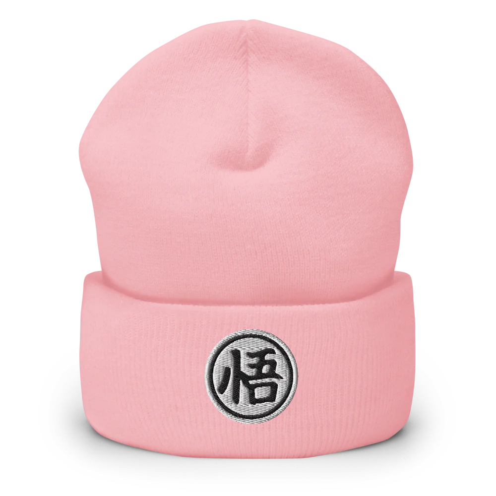 Goku-Kanji Cuffed Beanie – Embrace the Wisdom of Goku