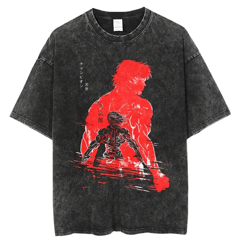 Baki Hanma Oversized Vintage T-Shirt