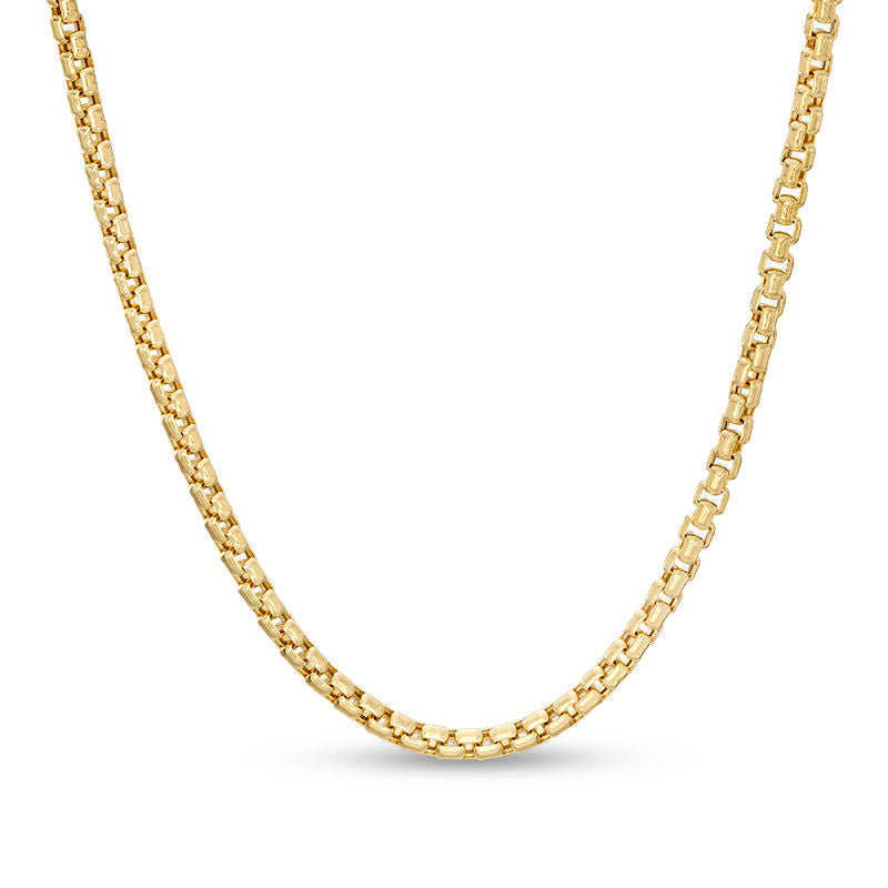 3MM Gold and Silver Round Box Chain