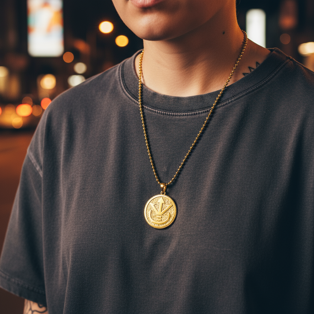 Royal Saiyan Crest Pendant