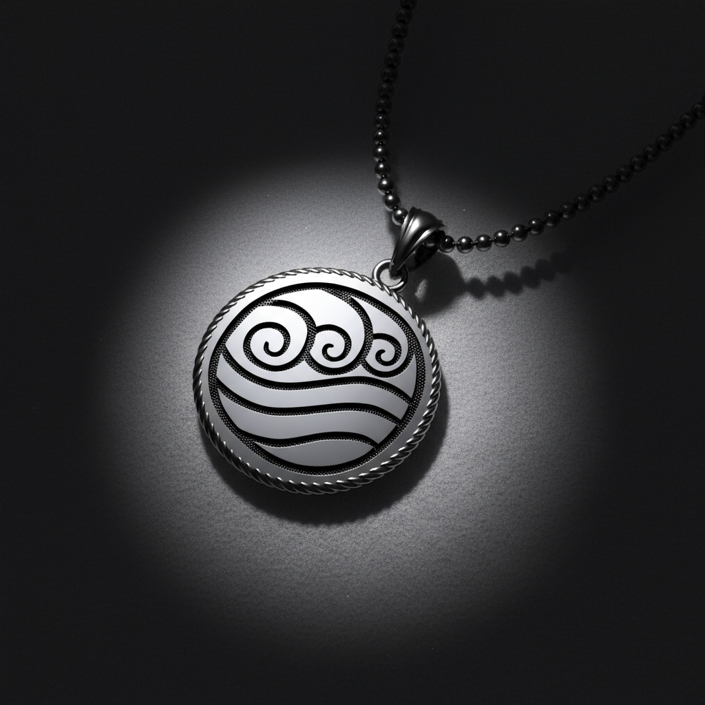 Elemental Discs Pendants – Air, Water, Earth, Fire