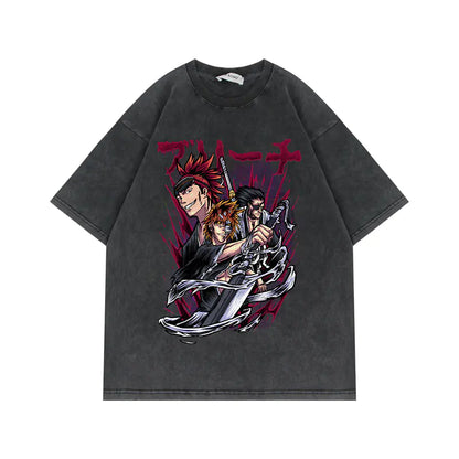 Vintage Bleach Anime Oversized T-Shirts