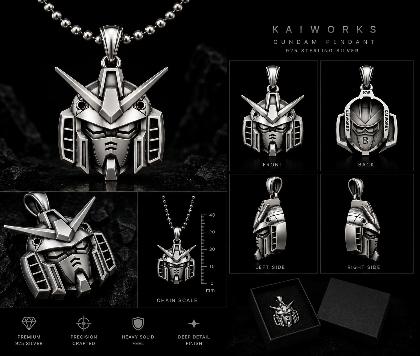 Mecha Vanguard Pendant