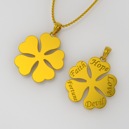 Five-leaf Clover pendant