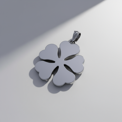Fünfblättriger Kleeblatt-Anhänger 