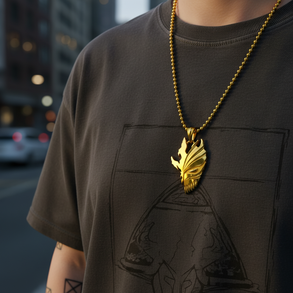 Colgante de máscara hueca 