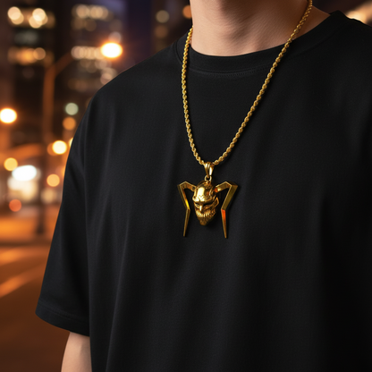 Anhänger mit hohler Maske 