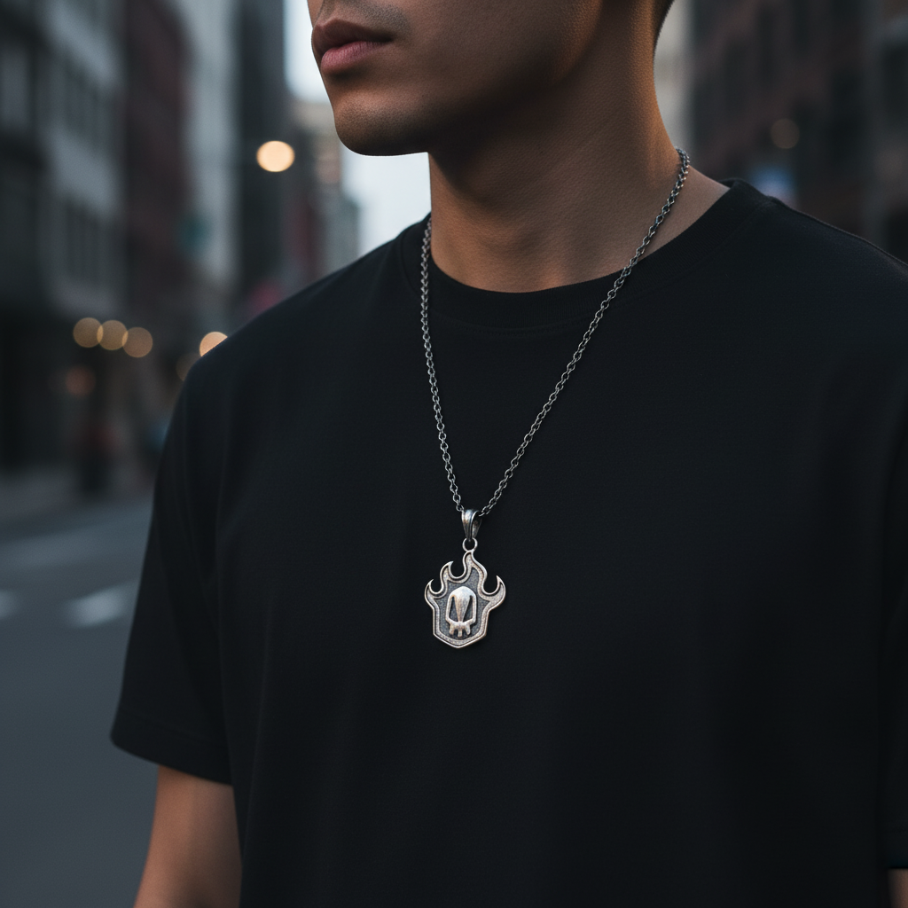 Colgante de máscara hueca 