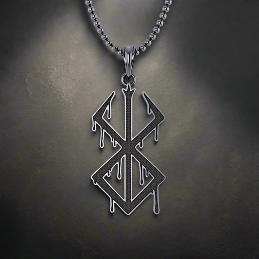 Bleeding Brand of Sacrifice Pendant in Stainless Steel