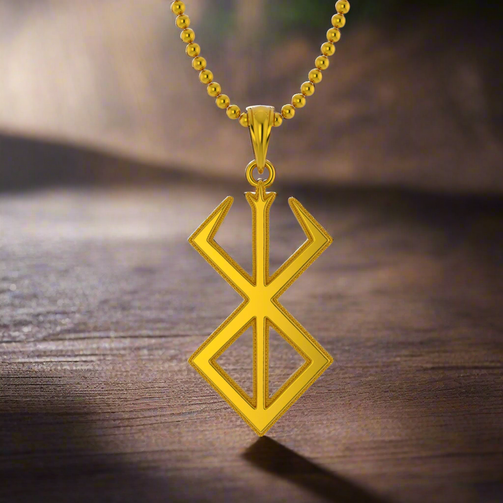 Brand of Sacrifice Pendant in 14K Gold