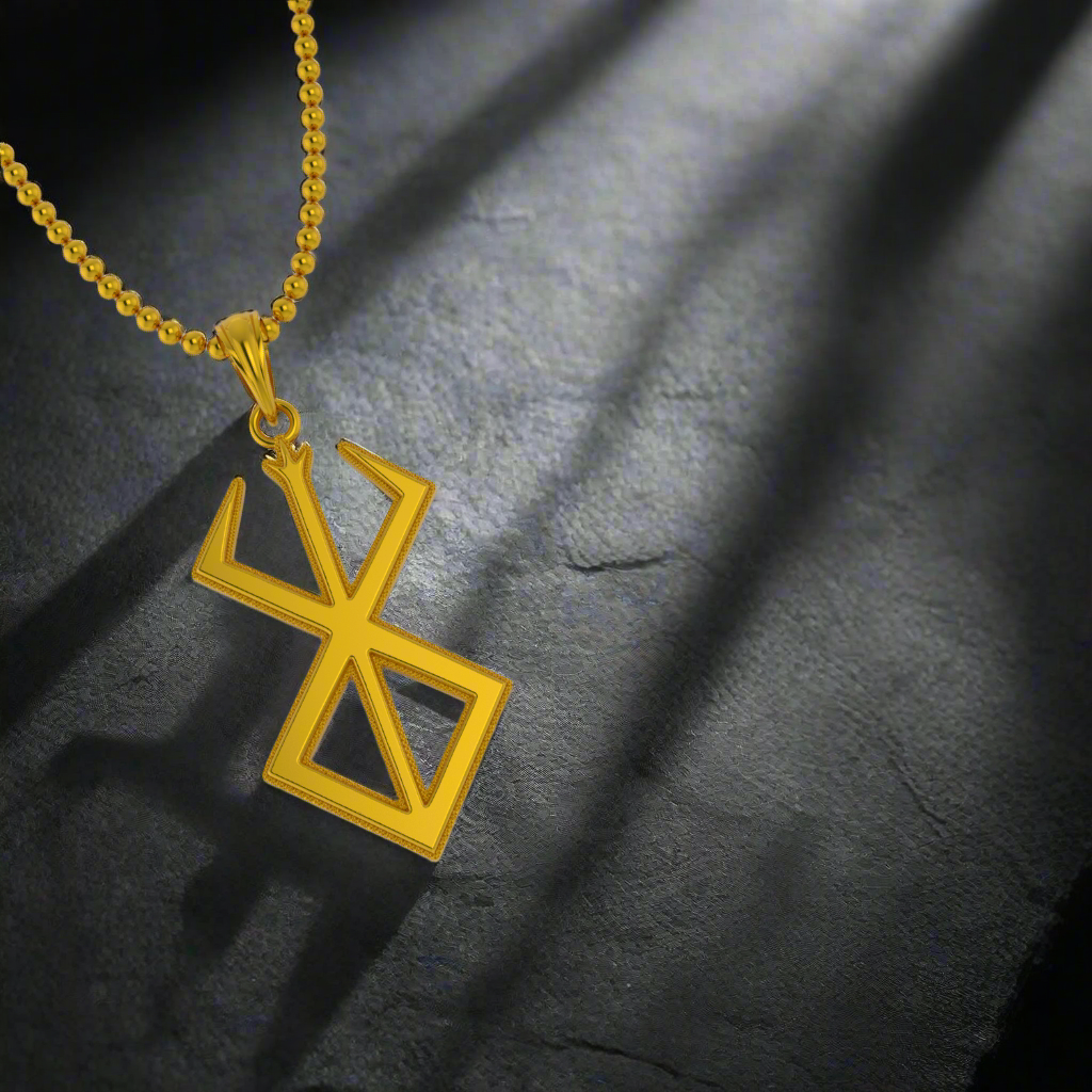 Brand of Sacrifice Pendant in 14K Gold